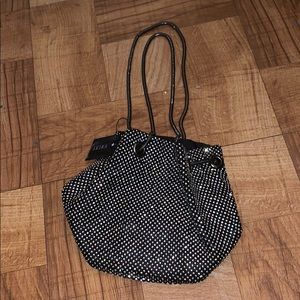 Black Rhinestone Purse